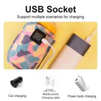 Bolsa Aislada Para Bebés Calentador De Botella De Leche USB Para Viajes Y Carritos De Bebé Seguro Para Exteriores Invierno Tamaño 120-160ml - details 6
