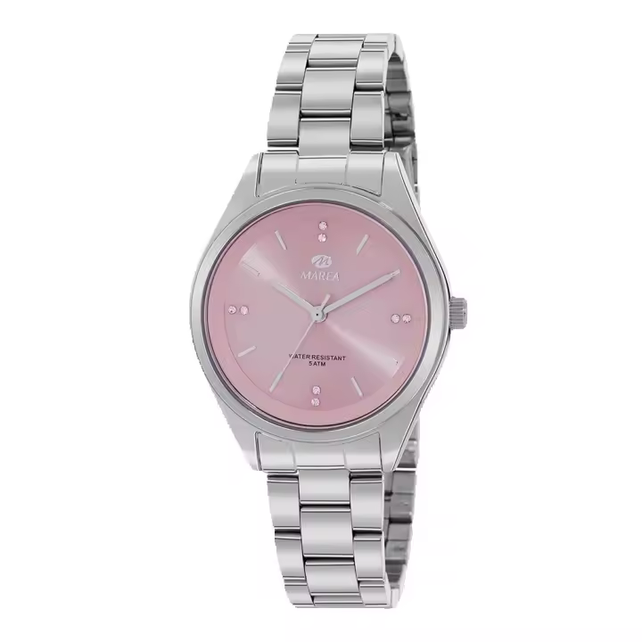 Reloj Marea army plata esfera rosa, Ref: B41330/2 - 1