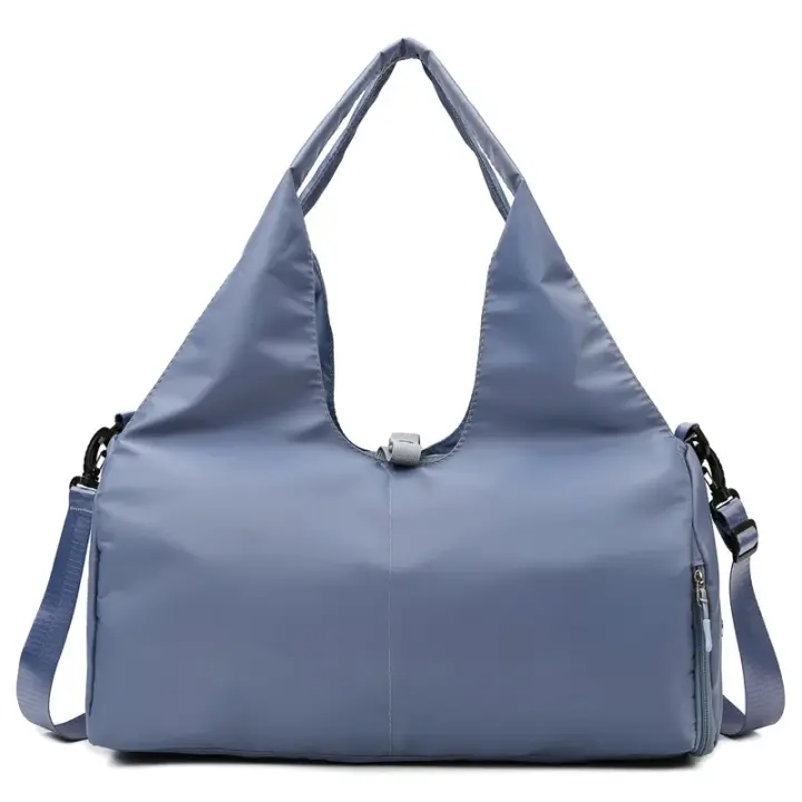Bolsa de gimnasio para mujer, bolso de mano deportivo de gran capacidad con correa para el hombro, ideal para Yoga y natación - 1
