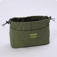 Bolsa De Almacenamiento Portátil De Lona Con Cierre De Cordón Multicausa Para Viajes Organizador Ecológico De Banda Interior - details 8