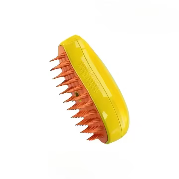 Cepillo De Masaje Para Perros Y Gatos Eléctrico Con Agua Térmica Anti-Volador Para Baño Y Peluquería De Animales USB Recargable - 1