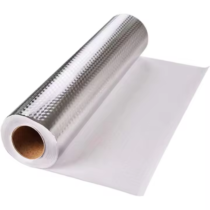Aluminio autoadhesivo M resistente al calor de abrasión y resistente al agua. Agua y grasa para la cocina 40 cm x 5 m - 1