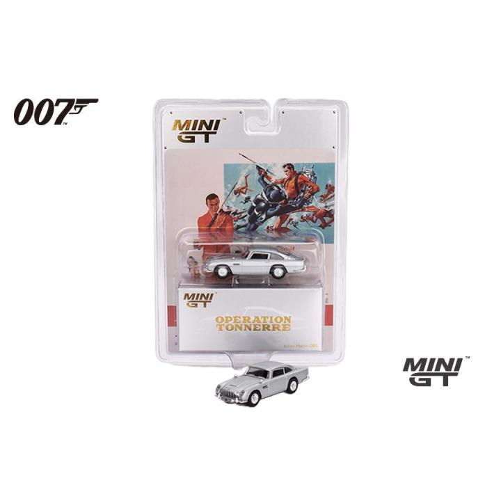 MINI-GT 1/64 ASTON MARTIN DB5 007 JAMES BOND THUNDERBALL 60TH ANNIVERSARY 1965 versión francesa MINI-GT - MGT00901-007F