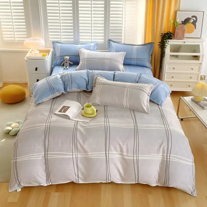 Juego de Funda Nórdica 4 Piezas de Algodón Alta Calidad Juego de Ropa de Cama- Dibujo Elegante - Varios Tamaños Disponibles - 1