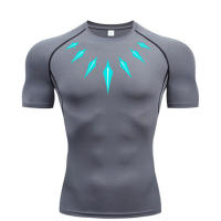 Camiseta De Compresión Para Hombre Anime Fitness Running En Gimnasio T-Shirt Deportiva Secado Rápido Top Para Verano - details 6