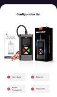 OBDResource Prueba De Batería De Coche 6V 12V Analizador Digital De Batería Sistema Tester De Alimentador Automotriz BM560 100-2000 CCA - details 16