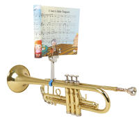 Soporte De Música Portátil Para Trompeta Y Trombón De Hierro Duradero Y Ligero Accesorios Para Instrumentos Musicales Clip De Metal Plateado - details 1