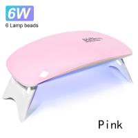 Secador De Uñas Portátil 6W Con 6 Lámparas LED UV Para Manicura En Casa Cable USB Incluido Para Secado De Polvos Y Varnices - details 0