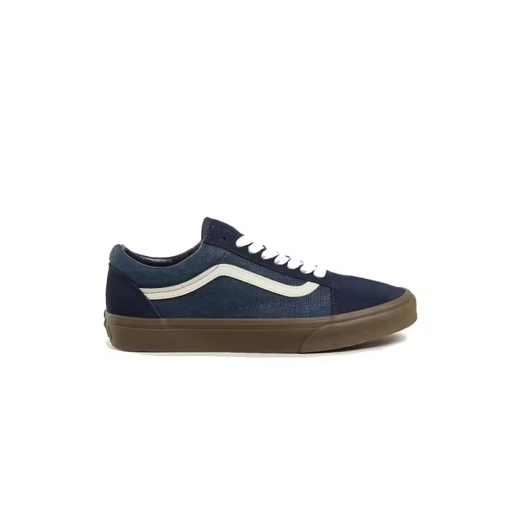 Vans Old Skool Heavy Canvas Hombre Azul - 1