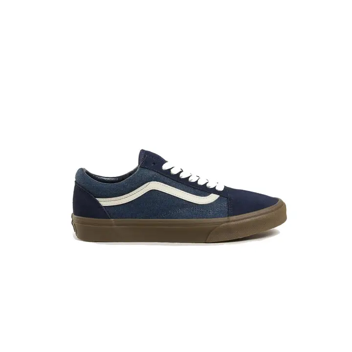 Vans Old Skool Heavy Canvas Hombre Azul - 1