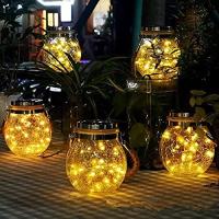 Pack 2 Colgantes Solares de Cristal BEL AIR HOME - Luz LED Cálida - Sensor de Luz Automático - details 2