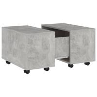 vidaXL Mesa de centro madera contrachapada 60x60x38 cm Blanco, Negro, Gris Mesita de Salón o Comedor o Auxiliar Mesa de Café Meuble Salón - details 0