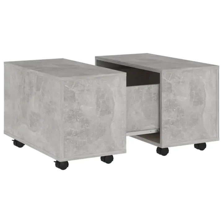 Mesa de Centro Vidaxl Madera Contrachapada 60x60x38 Cm Blanco - 1