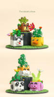 Bloques De Construcción Para Jardín Arbolito Eterno DIY Kit De Oficina Romántico Para Niñas Bloques Pequeños De Plástico ABS Compatible Con Lego Sin Batería Originales De China - details 4