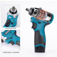 Llave De Impacto Eléctrica Sin Cable Hormy 120N.m 3/8 Pulgada Mini Torque Para Herramientas DIY Compatible Con Batería De Litio 10.8V Makita - details 5