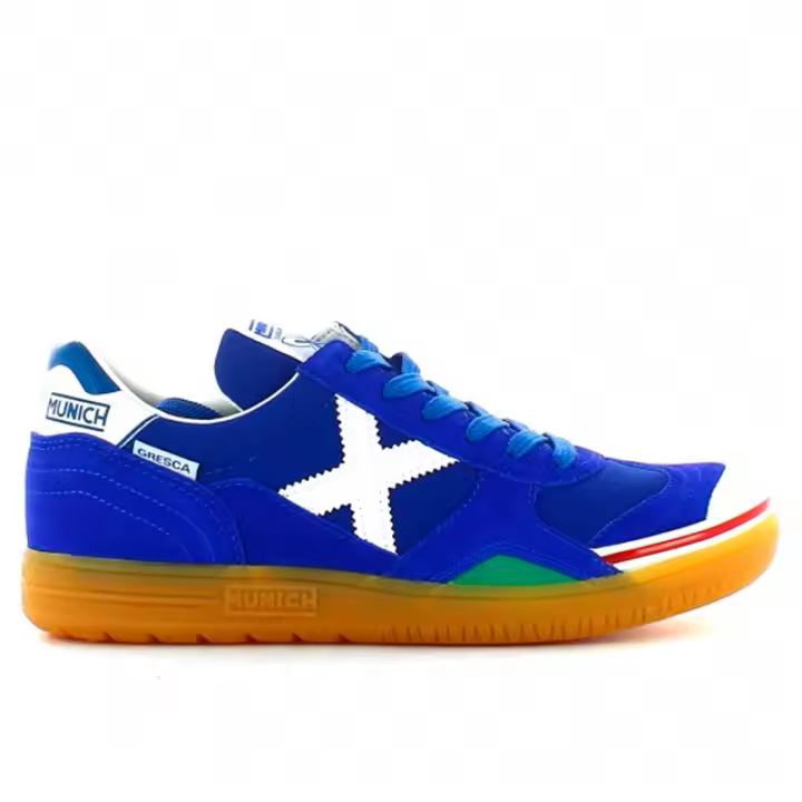 Munich GRESCA 03 Azul Blanco 3000605 zapatilla futbol sala hombre - 1