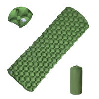 Colchón Inflable Para Camping Matrícula De Viaje Con Bomba De Inflado Integrada Material De Nylon TPU Tapete De Picnic Para Acampar En Tienda De Campaña - details 9
