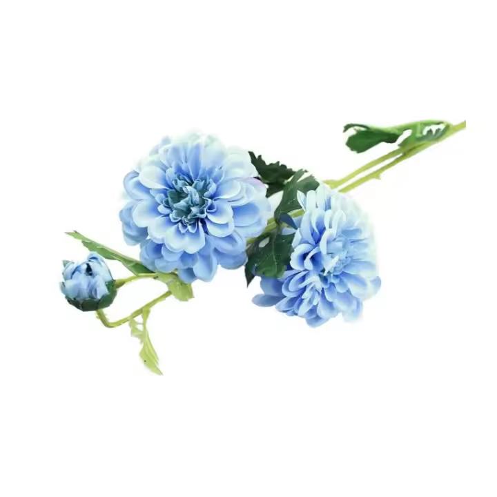 VARA DE DAHLIA GÉNOVA FLORES DE TELA SOMBRERO OFERTA ESPECIAL - 1