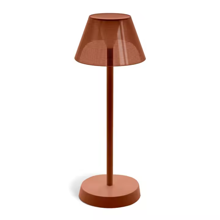 WD LifeStyle Lámpara Diner H 34 Cm D 12,5 Cm Color Ladrillo - 1