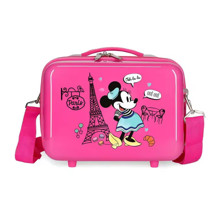 Disney Minnie Neceser De Viaje ABS Minnie Around The World Rosa - 1