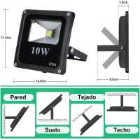 Foco Led Exterior Coshano Alto Brillo IP66 Impermeable para Jardín, Patio, Garaje - 10W 6500K - details 2