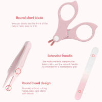 Kit de Uñas para Bebés con Forma de Búho Lindo - Acero Inoxidable + ABS + Vidrio - details 4
