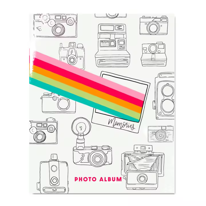 Grupo Erik Álbum Fotos Cámaras Vintage - 36 Bolsillos - 10x15cm - Tapa Blanda 12x16cm - 1