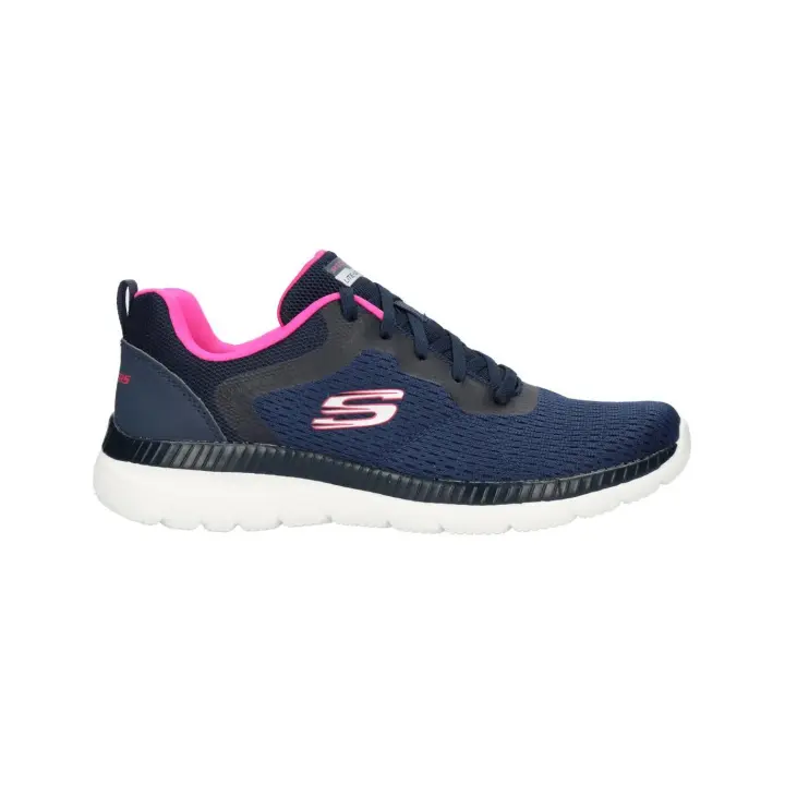 Skechers Bountiful - Zapatillas Marino/Rosa Mujer con Memory Foam de Alta Comodidad - 1