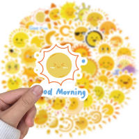 50PCS Pegatinas Creativas De Dibujo Animado Del Sol Para DIY Diario Portátil Equipaje Patineta Decoraciones Clásicas De Juguete - details 4