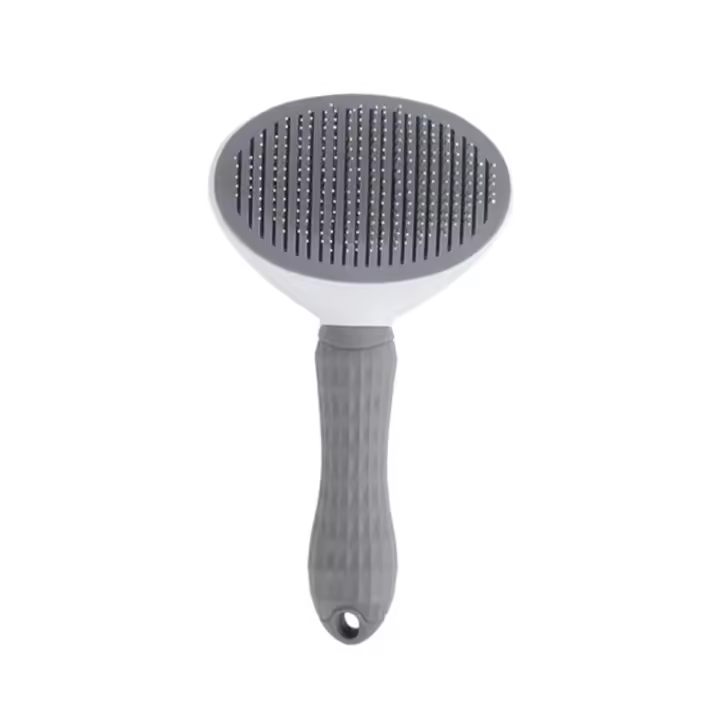 Cepillo Para Pelaje De Mascotas Acero Inoxidable Desenredo Automático Peine Para Gatos Y Perros Limpieza Y Aseo De Animales - 1