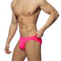 Bragas De Natación Para Hombres Sexy Sólido Low-Waist Con Empuñadura Y Acolchado Shorts De Playa Surfismo Baño Deportivo De Polyester Y Spandex - details 22