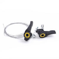 Par De Mandos De Cambios Para Bicicleta Universal 15/18/21 Velocidades Con Triger De Cable Para Bicicleta De Montaña Color Negro - details 4