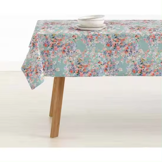 BL BELUM - Mantel Antimanchas Varios Tamaños - Mantel Tacto Extrasuave Color Multicolor - Mantel 100% Made in Spain Tejido 100% algodón orgánico - Mantel Modelo 0120-363 - 1