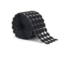 Cinta Adhesiva De Puntos Autoadhesiva Para Manualidades Y Libros Quietos Blanco Negro Nylon Anillo Monedero Bucle Antideslizante Para Sofá Alfombra Y Bolsas - details 5