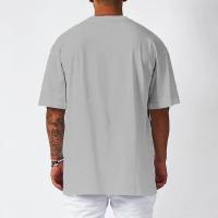Camiseta De Correr Para Hombre Suelta Y Oversize Para Gimnasio Y Fitness Ropa De Entrenamiento Veraniega Con Mangas Cortas Y Secado Rápido - details 8