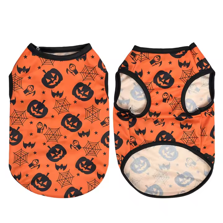 Disfraz De Cosplay Para Perros Pequeños Y Medianos Gatos Ropa Impresión De Fiesta De Halloween Para Bulldog Chihuahua Teddy - 1