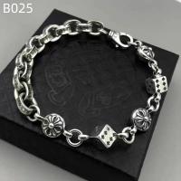 Pulsera de Cruz Gruesa para Hombres - Estilo Vintage y Rebelde，Talla 18cm/20cm/22cm - details 9