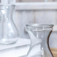 Vaso De Cristal Para Afloristería 13.5CM Art Deco Moderno Para Decoración De Hogar Y Hotel Accesorios De Tienda Regalos - details 4