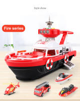 Juguete De Barco De Simulación QWZ De Tamaño Grande Con Música Y Luz Vehículo Inercial Para Niños Regalo Ideal Para Niños De 4 a 12 Años - details 10