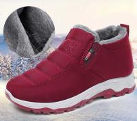 Botas De Nieve Para Mujer Invierno Nuevo Algodón Impermeable Antideslizante Con Forro De Peluche Casual Comodidad Botas De Tobillo Modernas De Estilo Callejero - details 2