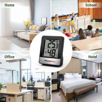 Estación Meteorológica ThermoPro TP49 Mini Termómetro Y Higrómetro Digital Para Interior Monitor De Humedad Y Temperatura En Blanco Y Negro - details 6