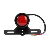 Lámpara Trasera De Moto LED Roja Retro Con Soporte Para Placa De Matrícula Para Harley Honda Suzuki Chopper Bobber - details 3