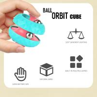Laberinto de bolas con forma de Cubo giratorio, juguetes para aliviar la Ansiedad y el estrés, giroscope with TIP de Dedo, juegos Educativos Interactivos para niños y adultos. - details 0