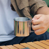 Taza De Camping Plegable Al Aire Libre Con Mango De Acero Inoxidable Para Cerveza Whiskey Café Leche Agua Vaso De Viaje Para Hogar - details 5