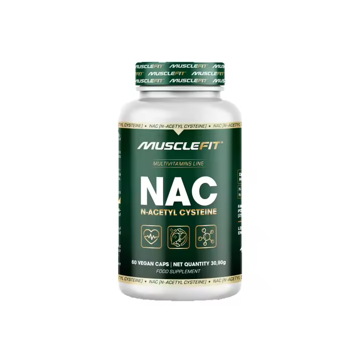 NAC N-ACETIL L-CISTEÍNA - MuscleFit│MUSCLECULT│60 cápsulas - 1
