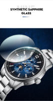 Reloj Mecánico Automático WM Watch Welly Merck Para Hombre Multi-función Resistente Al Agua Con Crowns Ocultas Cristal De Zafiro WM160 - details 7