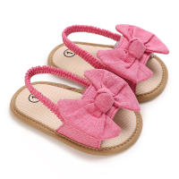 Sandalias De Verano Para Bebés Casual Y Minimalistas Zapatos Con Lazo Suelas Suaves Ligeros Para Caminar Comodidad Breathability Para Niñas - details 16