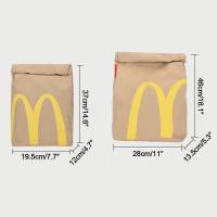 Realist Mcdonalds Backpack/Messenger Side Bag - Fast Food Gift Student Leisure DB Double shoulder bag - details 0
