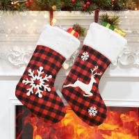Calzón De Navidad En Invierno Decoración Para Chimenea Regalo Divertido Con Forma De Copita De Nieve En Estilo Rayado Rojo Y Blanco Decoración Para Hogar - details 7