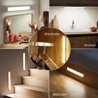 Luz De Armario Con Sensor De Movimiento Y Carga Inalámbrica LED Para Pasillo Cocina Armarios Estilo Moderno Blanco - details 4